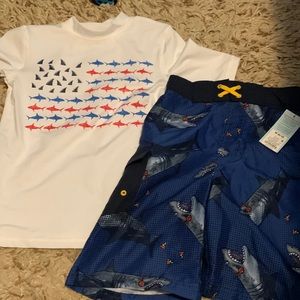 Cat and Jack swimsuits set new with tags size 8/10